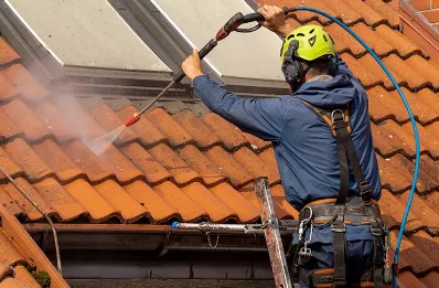 Démoussage et hydrofuge de toiture à Rougeou